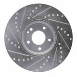 R1 Concepts 00-06 Mercedes-Benz SLK32 AMG Front Right Drilled & Slotted Silver Brake Rotor by R1 Concepts RNC-631-63046R