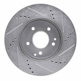 R1 Concepts 1996-2015 Mercedes-Benz C230 Front Left Drilled & Slotted Silver Brake Rotor by R1 Concepts 631-63047L