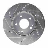 R1 Concepts 1996-2015 Mercedes-Benz C280 Front Right Drilled & Slotted Silver Brake Rotor by R1 Concepts 631-63047R