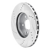 R1 Concepts 1996-2015 Mercedes-Benz C280 Front Right Drilled & Slotted Silver Brake Rotor by R1 Concepts 631-63047R