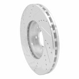 R1 Concepts 1996-2011 Chrysler Crossfire Front Right Drilled & Slotted Silver Brake Rotor by R1 Concepts 631-63048R