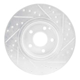 R1 Concepts 03-06 Mercedes-Benz E350 Front Left Drilled & Slotted Silver Brake Rotor by R1 Concepts RNC-631-63052L