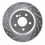 R1 Concepts 03-13 Mercedes-Benz S350 Rear Left Drilled & Slotted Silver Brake Rotor by R1 Concepts RNC-631-63064L