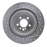 R1 Concepts 05-13 Mercedes-Benz S65 AMG Rear Left Drilled & Slotted Silver Brake Rotor by R1 Concepts RNC-631-63069L