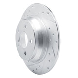 Dynamic Friction 2003-2006 Mercedes-Benz SL500 Rear Left Drilled & Slotted Silver Brake Rotor by Dynamic Friction Company 631-63071L