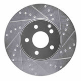 R1 Concepts 04-09 Mercedes-Benz E280 (Canada) Front Right Drilled & Slotted Silver Brake Rotor by R1 Concepts RNC-631-63072R