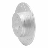 Dynamic Friction 2008-2015 Mercedes-Benz C200 (Mexico) Rear Right Drilled & Slotted Silver Brake Rotor by Dynamic Friction Company 631-63086R