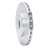 Dynamic Friction 2006-2011 Mercedes-Benz B200 Front Right Drilled & Slotted Silver Brake Rotor by Dynamic Friction Company 631-63088R