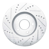 Dynamic Friction 2006-2011 Mercedes-Benz B200 Front Right Drilled & Slotted Silver Brake Rotor by Dynamic Friction Company 631-63088R