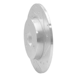Dynamic Friction 2005-2016 Smart Fortwo Front Right Drilled & Slotted Silver Brake Rotor by Dynamic Friction Company 631-63090R