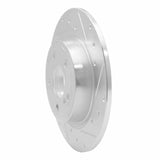 Dynamic Friction 2014-2020 Infiniti QX30 Rear Right Drilled & Slotted Silver Brake Rotor by Dynamic Friction Company 631-63107R
