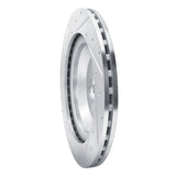 Dynamic Friction 2014-2021 Mercedes-Benz S550 Rear Right Drilled & Slotted Silver Brake Rotor by Dynamic Friction Company 631-63113R