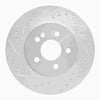 R1 Concepts 1998-2005 Mercedes-Benz ML430 Front Left Drilled & Slotted Silver Brake Rotor