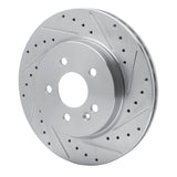 R1 Concepts 1998-2005 Mercedes-Benz ML320 Front Right Drilled & Slotted Silver Brake Rotor by R1 Concepts 631-63122R