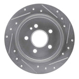 R1 Concepts 1998-2005 Mercedes-Benz ML320 Rear Left Drilled & Slotted Silver Brake Rotor by R1 Concepts 631-63123L