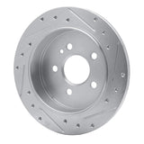 R1 Concepts 1998-2005 Mercedes-Benz ML320 Rear Left Drilled & Slotted Silver Brake Rotor by R1 Concepts 631-63123L