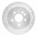 R1 Concepts 1998-2005 Mercedes-Benz ML350 Rear Right Drilled & Slotted Silver Brake Rotor by R1 Concepts 631-63123R