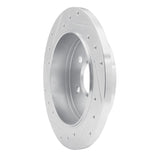 R1 Concepts 1998-2005 Mercedes-Benz ML350 Rear Right Drilled & Slotted Silver Brake Rotor by R1 Concepts 631-63123R