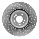 R1 Concepts 00-05 Mercedes-Benz ML500 Front Left Drilled & Slotted Silver Brake Rotor by R1 Concepts RNC-631-63124L