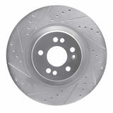R1 Concepts 00-05 Mercedes-Benz ML500 Front Left Drilled & Slotted Silver Brake Rotor by R1 Concepts RNC-631-63124L