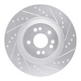 R1 Concepts 00-05 Mercedes-Benz ML55 AMG Front Right Drilled & Slotted Silver Brake Rotor by R1 Concepts RNC-631-63124R