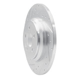 R1 Concepts 2000-2005 Mercedes-Benz ML55 AMG Rear Left Drilled & Slotted Silver Brake Rotor by R1 Concepts 631-63125L
