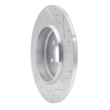 R1 Concepts 2000-2005 Mercedes-Benz ML55 AMG Rear Left Drilled & Slotted Silver Brake Rotor by R1 Concepts 631-63125L