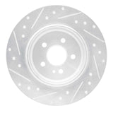 R1 Concepts 2000-2005 Mercedes-Benz ML55 AMG Rear Right Drilled & Slotted Silver Brake Rotor by R1 Concepts 631-63125R