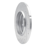 R1 Concepts 2000-2005 Mercedes-Benz ML55 AMG Rear Right Drilled & Slotted Silver Brake Rotor by R1 Concepts 631-63125R