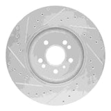 Dynamic Friction 2006-2012 Mercedes-Benz ML350 Front Right Drilled & Slotted Silver Brake Rotor by Dynamic Friction Company 631-63128R