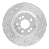 Dynamic Friction 2006-2012 Mercedes-Benz ML350 Front Right Drilled & Slotted Silver Brake Rotor by Dynamic Friction Company 631-63128R