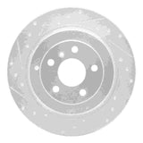 Dynamic Friction 2006-2012 Mercedes-Benz ML350 Rear Left Drilled & Slotted Silver Brake Rotor by Dynamic Friction Company 631-63129L
