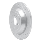 Dynamic Friction 2006-2012 Mercedes-Benz ML320 Rear Right Drilled & Slotted Silver Brake Rotor by Dynamic Friction Company 631-63129R