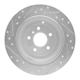 Dynamic Friction 2006-2012 Mercedes-Benz ML320 Rear Right Drilled & Slotted Silver Brake Rotor by Dynamic Friction Company 631-63129R