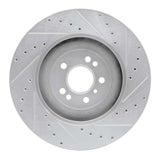 Dynamic Friction 2006-2012 Mercedes-Benz R350 Front Left Drilled & Slotted Silver Brake Rotor by Dynamic Friction Company 631-63130L