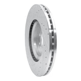 Dynamic Friction 2006-2012 Mercedes-Benz R320 Front Right Drilled & Slotted Silver Brake Rotor by Dynamic Friction Company 631-63130R