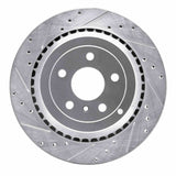 Dynamic Friction 2006-2012 Mercedes-Benz ML450 Rear Left Drilled & Slotted Silver Brake Rotor by Dynamic Friction Company 631-63131L