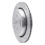 Dynamic Friction 2006-2012 Mercedes-Benz GL550 Rear Right Drilled & Slotted Silver Brake Rotor by Dynamic Friction Company 631-63131R