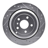 Dynamic Friction 2006-2012 Mercedes-Benz GL550 Rear Right Drilled & Slotted Silver Brake Rotor by Dynamic Friction Company 631-63131R