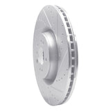 Dynamic Friction 2007-2009 Mercedes-Benz GL320 Front Right Drilled & Slotted Silver Brake Rotor by Dynamic Friction Company 631-63136R