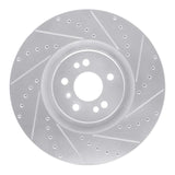 Dynamic Friction 2007-2009 Mercedes-Benz GL320 Front Right Drilled & Slotted Silver Brake Rotor by Dynamic Friction Company 631-63136R