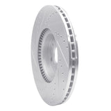 Dynamic Friction 2007-2009 Mercedes-Benz GL320 Front Right Drilled & Slotted Silver Brake Rotor by Dynamic Friction Company 631-63136R