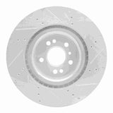 Dynamic Friction 2012-2019 Mercedes-Benz GLE350 Front Left Drilled & Slotted Silver Brake Rotor by Dynamic Friction Company 631-63139L