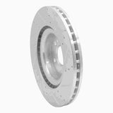 Dynamic Friction 2012-2019 Mercedes-Benz GLE350 Front Left Drilled & Slotted Silver Brake Rotor by Dynamic Friction Company 631-63139L