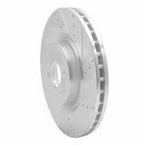 Dynamic Friction 2012-2019 Mercedes-Benz ML350 Front Right Drilled & Slotted Silver Brake Rotor by Dynamic Friction Company 631-63139R