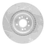 Dynamic Friction 2012-2019 Mercedes-Benz ML350 Front Right Drilled & Slotted Silver Brake Rotor by Dynamic Friction Company 631-63139R