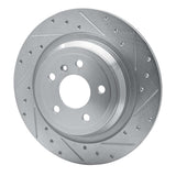 Dynamic Friction 2012-2018 Mercedes-Benz ML250 Rear Right Drilled & Slotted Silver Brake Rotor by Dynamic Friction Company 631-63143R