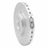 Dynamic Friction 2012-2018 Mercedes-Benz ML250 Front Left Drilled & Slotted Silver Brake Rotor by Dynamic Friction Company 631-63144L