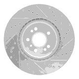 Dynamic Friction 2012-2018 Mercedes-Benz ML250 Front Left Drilled & Slotted Silver Brake Rotor by Dynamic Friction Company 631-63144L