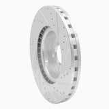 Dynamic Friction 2012-2018 Mercedes-Benz ML250 Front Left Drilled & Slotted Silver Brake Rotor by Dynamic Friction Company 631-63144L